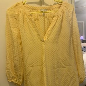 M yellow Joie blouse